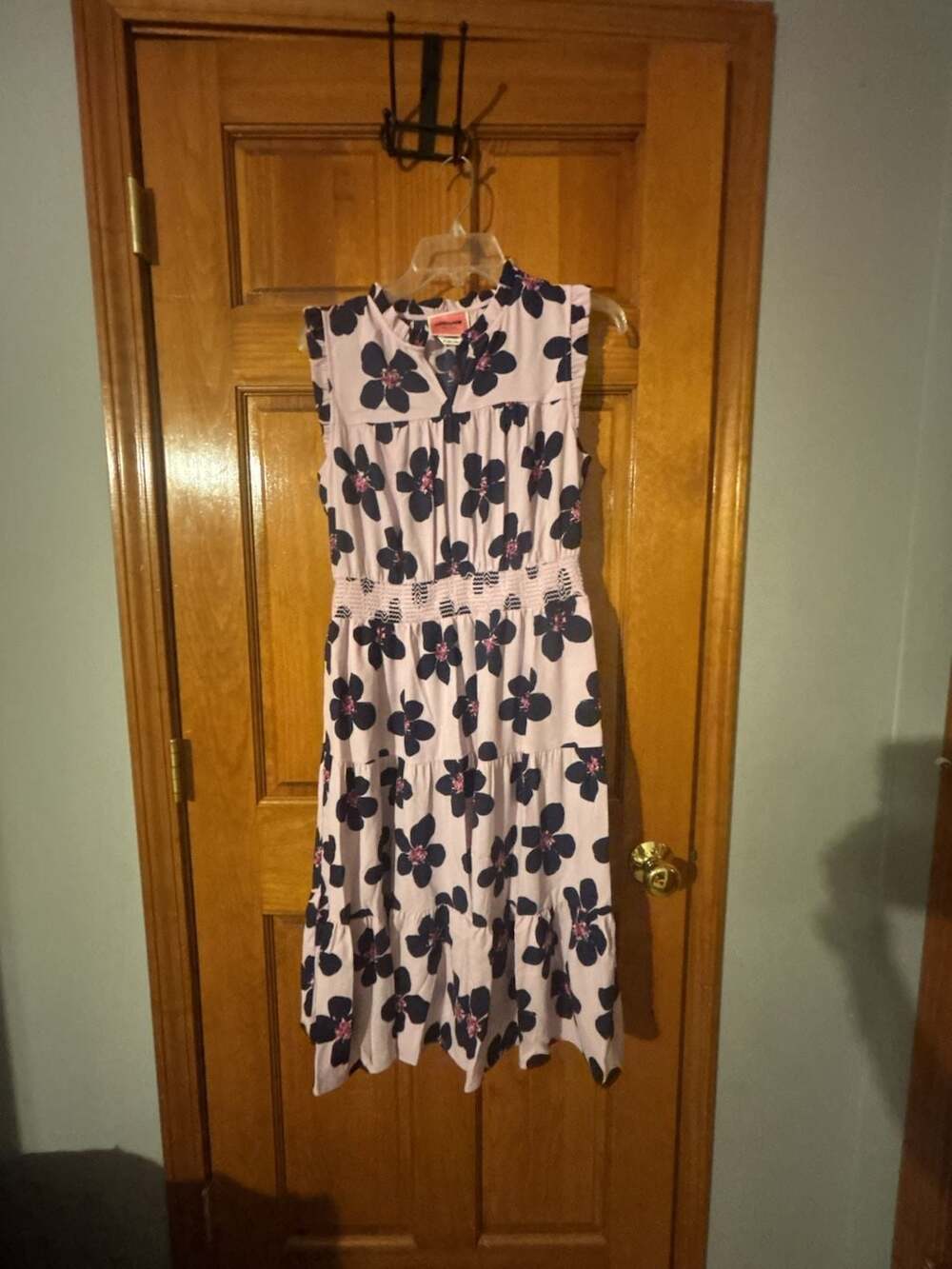 Kate Spade New York Floral Sleeveless Tiered Midi Dress Size M